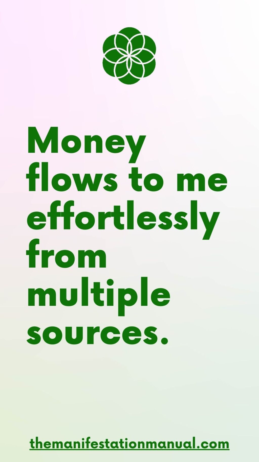 Wealth flows affirmation